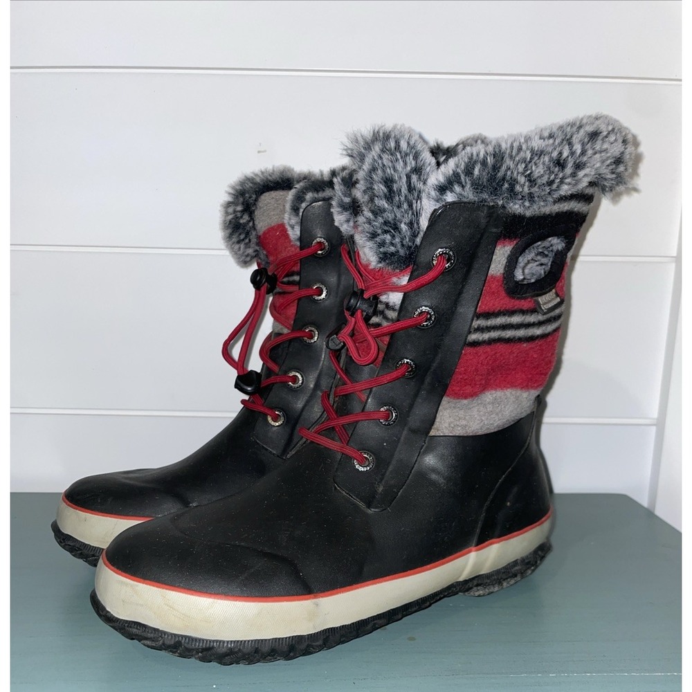 Bogs Arcata -40 Degrees Faux Fur Lined Winter‎ Boots Kids SIze 6